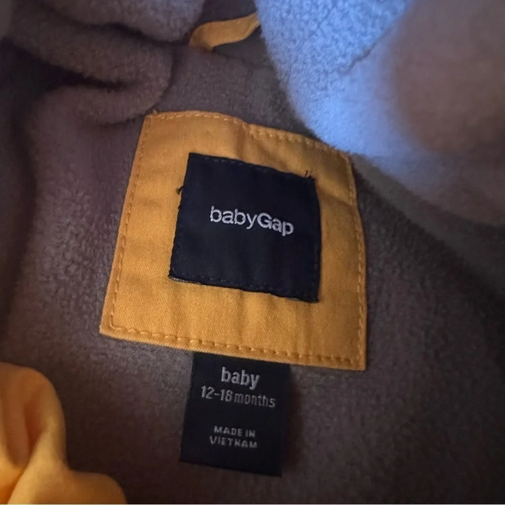 GAP Kids Yellow Hooded Jacket
